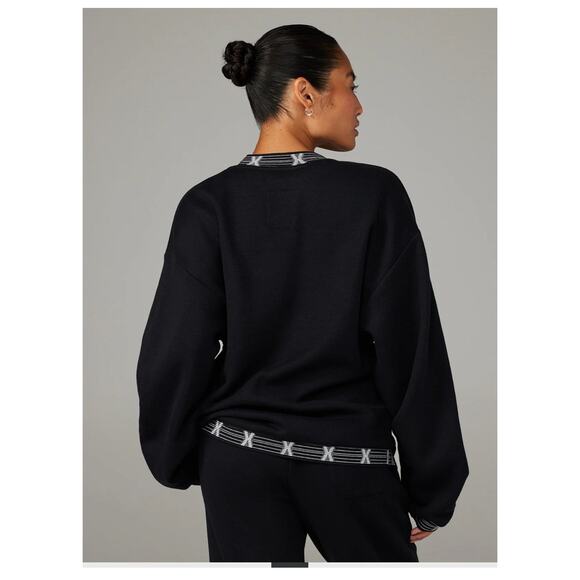 Savage X Fenty 3x ESSENTIAL SCOPE LOGO-TRIM SWEATSHIRT - Picture 3 of 11